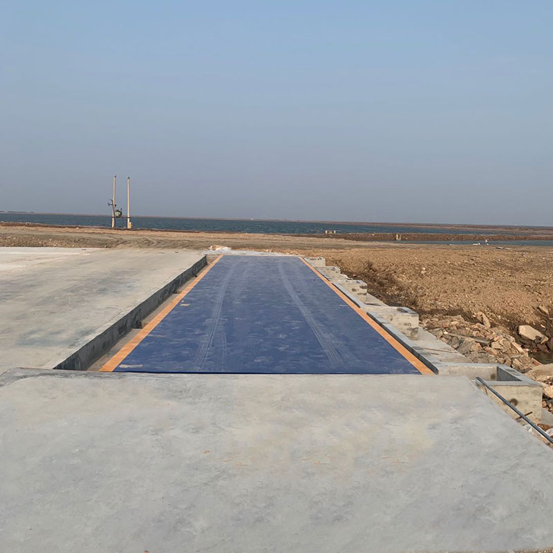 山東日照120噸地磅汽車衡案例現場